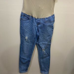 Maternity Over the Belly Jeans